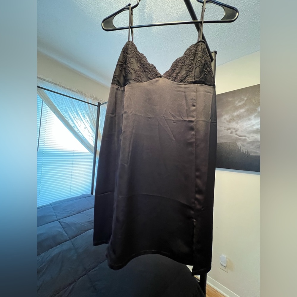 Silk strappy top.